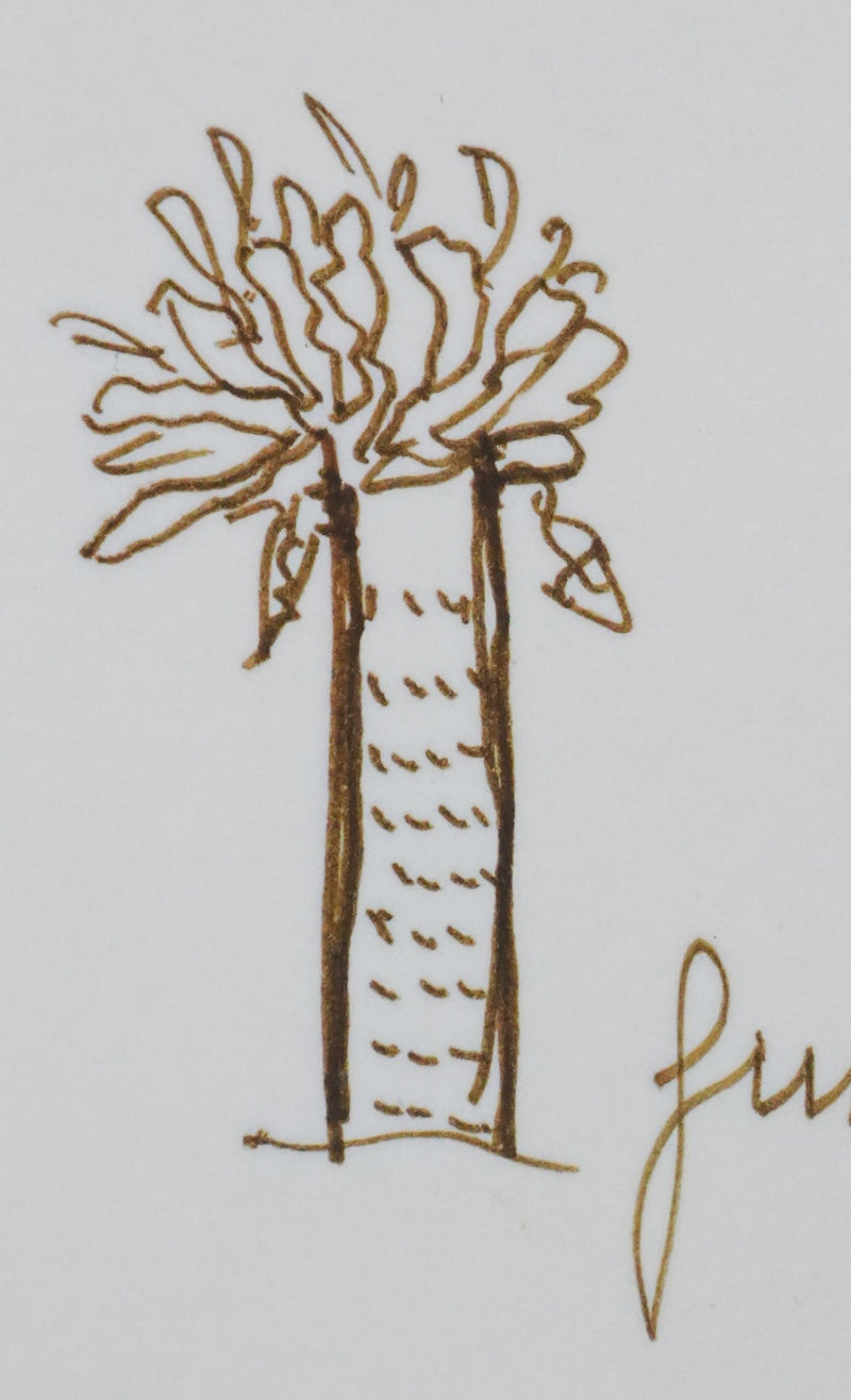 Autographe original de MAGNANI (photo de détail 4) - Crédit photo : Galerie Art.Paris