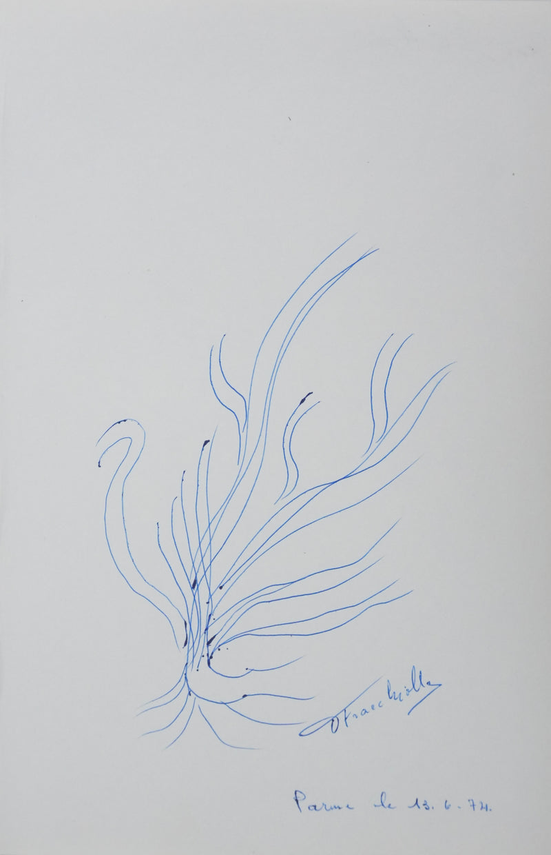 Autographe original de FRACHIOLI (vue générale) - Crédit photo : Galerie Art.Paris