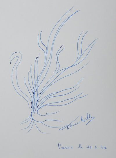 Autographe original de FRACHIOLI (photo de détail 3) - Crédit photo : Galerie Art.Paris