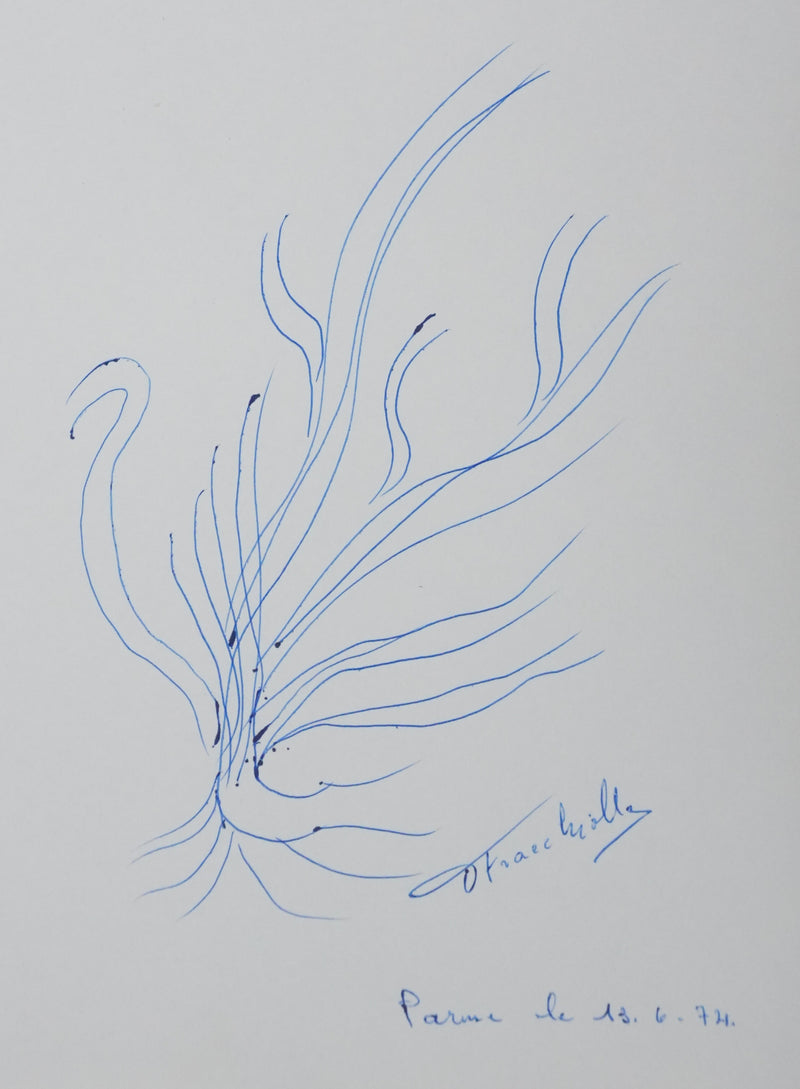 Autographe original de FRACHIOLI (photo de détail 3) - Crédit photo : Galerie Art.Paris