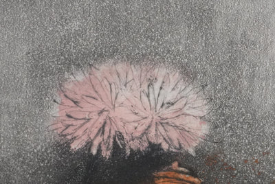 Annapia ANTONINI : La théière et le bouquet de pivoine, Gravure originale signée