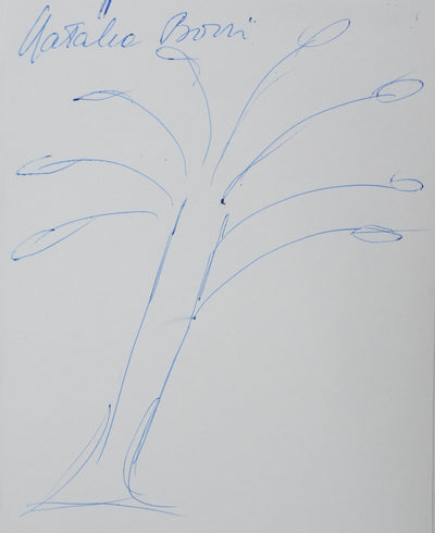 Autographe original de Natalia BORRI (photo de détail 3) - Crédit photo : Galerie Art.Paris