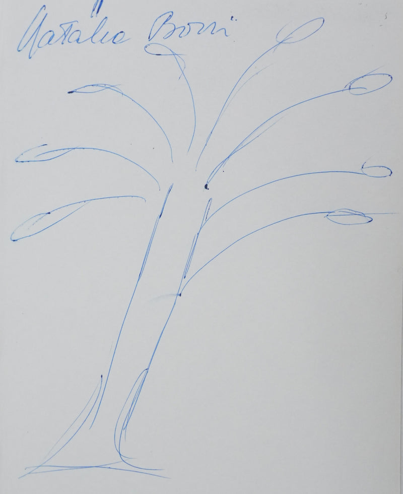 Autographe original de Natalia BORRI (photo de détail 3) - Crédit photo : Galerie Art.Paris