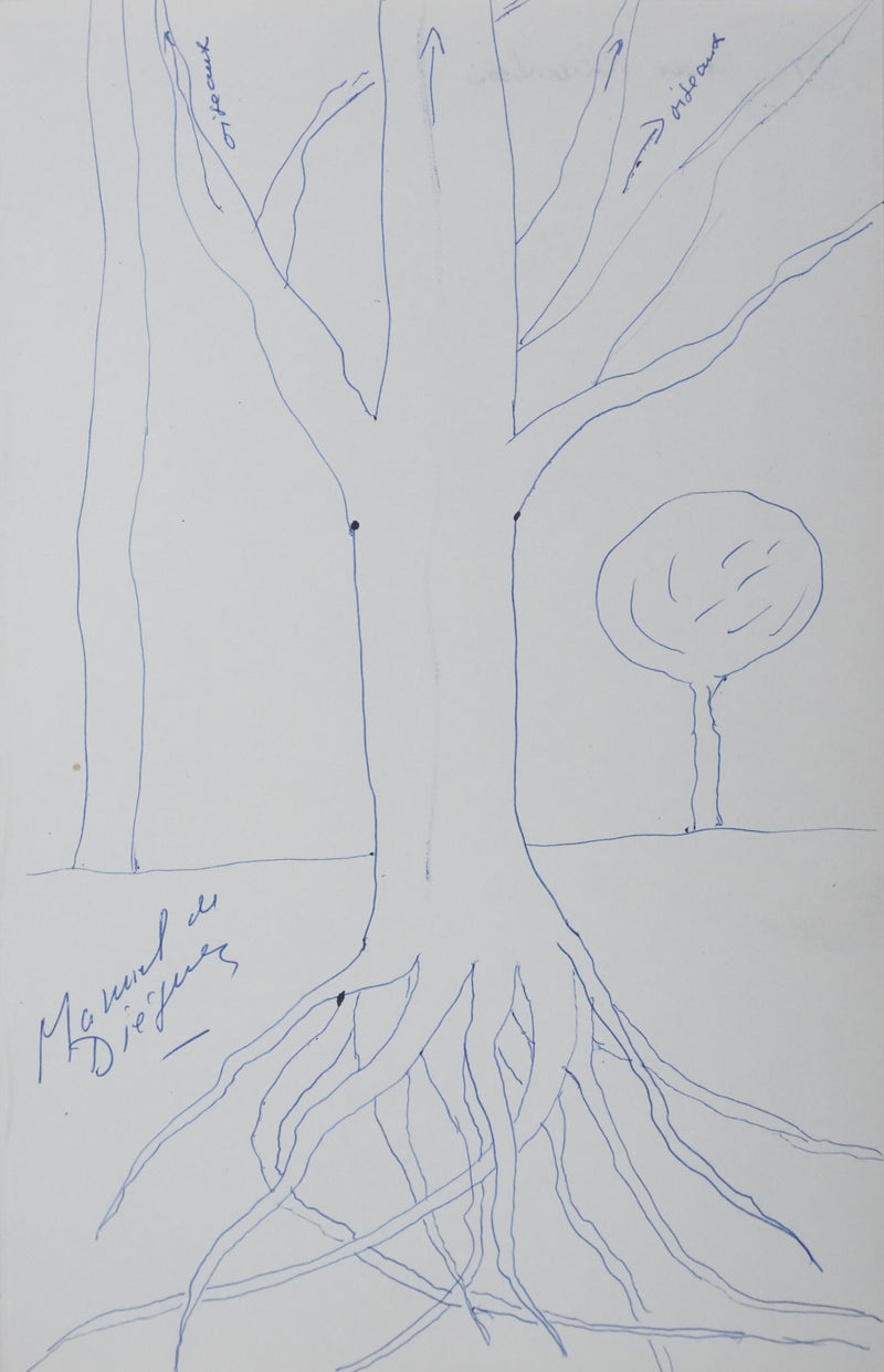 Autographe original de Manuel DE DIEGUEZ (vue générale) - Crédit photo : Galerie Art.Paris