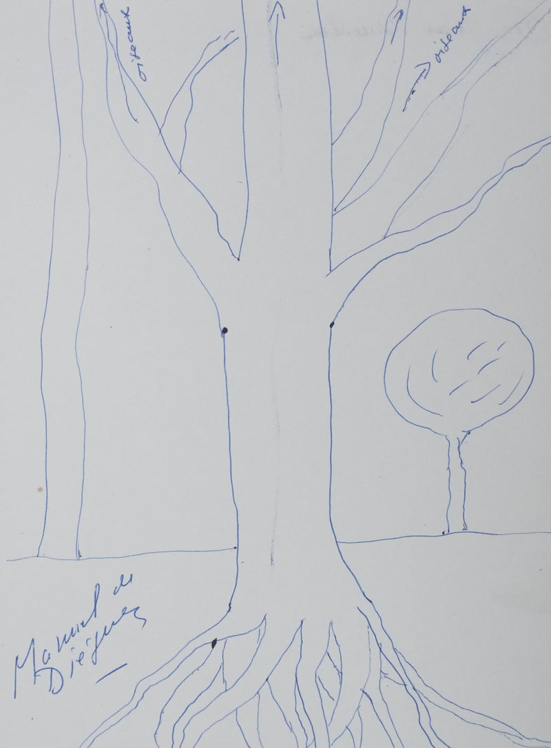 Autographe original de Manuel DE DIEGUEZ (photo de détail 3) - Crédit photo : Galerie Art.Paris