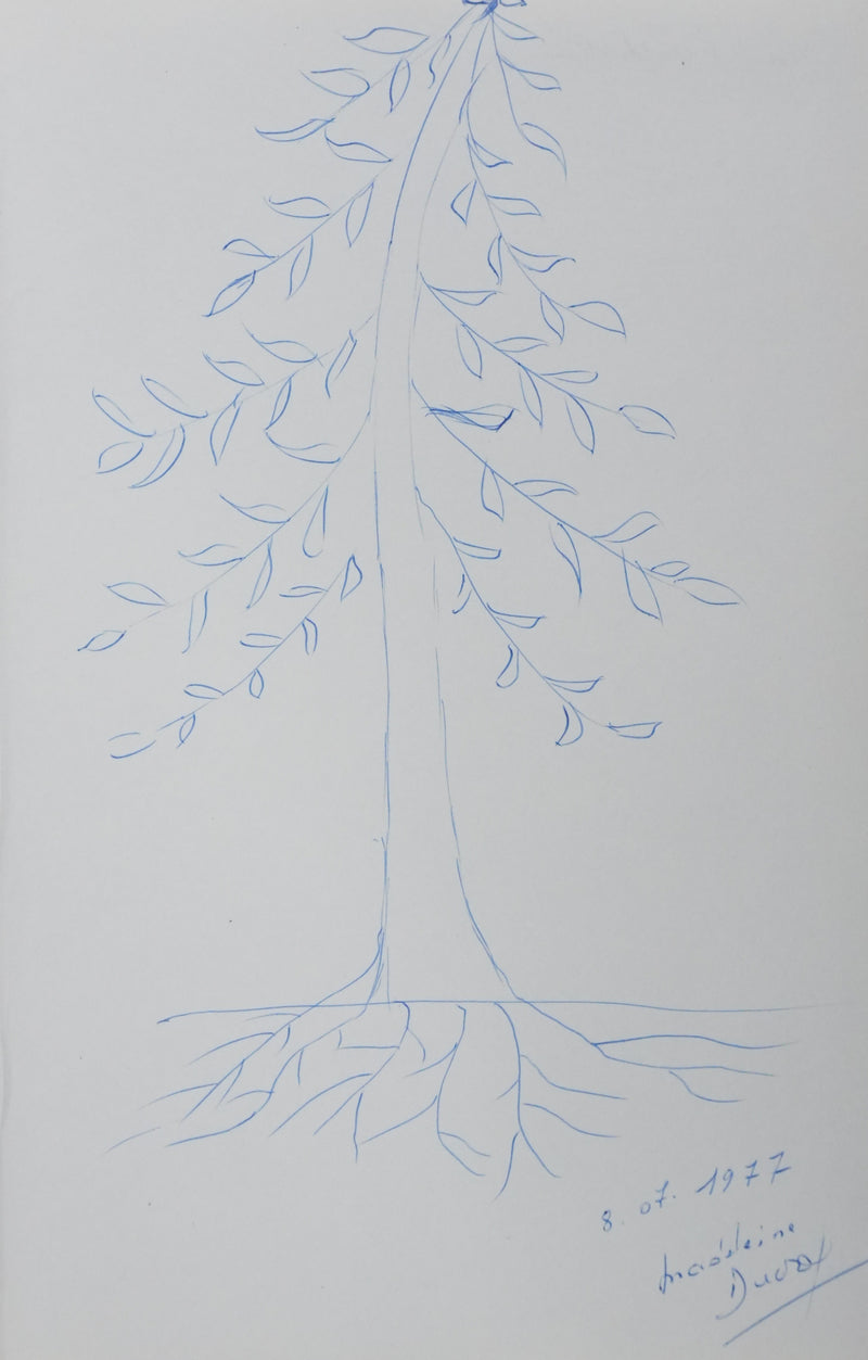 Autographe original de Madeleine DUVAL (vue générale) - Crédit photo : Galerie Art.Paris