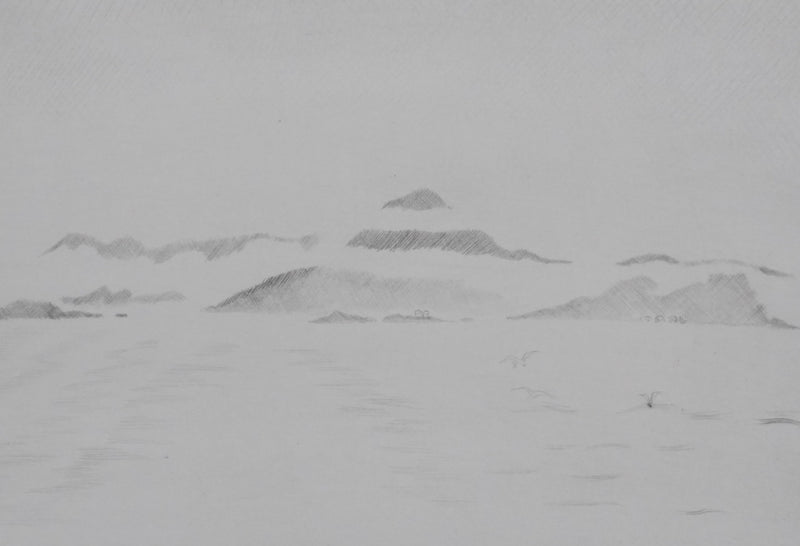 Camille COMBE : Sillages, Gravure originale (photo de détail 4) - Crédit photo : Galerie Art.Paris