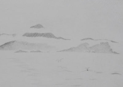 Camille COMBE : Sillages, Gravure originale (photo de détail 5) - Crédit photo : Galerie Art.Paris