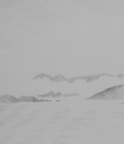 Camille COMBE : Sillages, Gravure originale (photo de détail 6) - Crédit photo : Galerie Art.Paris