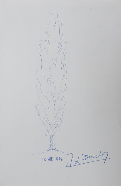 Autographe original de J.L. BOUCLON (vue générale) - Crédit photo : Galerie Art.Paris