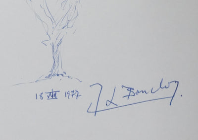 Autographe original de J.L. BOUCLON (photo de détail 2) - Crédit photo : Galerie Art.Paris