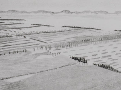 Camille COMBE : Le Watt, Gravure originale signée