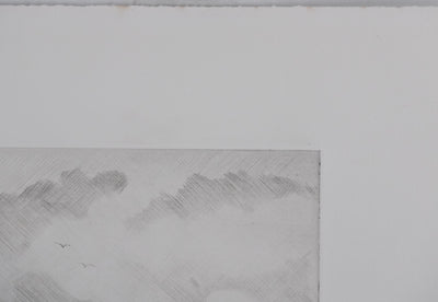 Camille COMBE : Le Watt, Gravure originale signée
