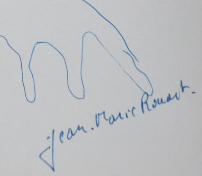 Jean Marie ROUART : L’arbre animalier, Autographe et dessin original signé