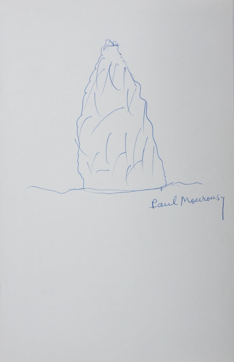 Autographe original de Paul MOUROUSY (vue générale) - Crédit photo : Galerie Art.Paris