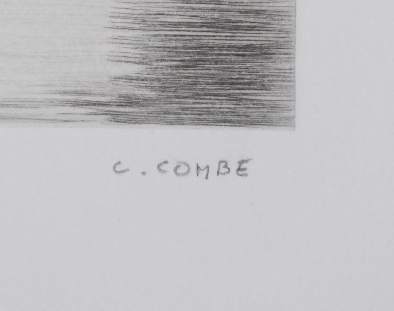 Camille COMBE : Miroitements, Gravure originale signée