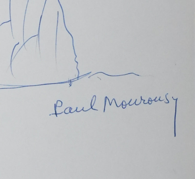 Autographe original de Paul MOUROUSY (photo de détail 2) - Crédit photo : Galerie Art.Paris