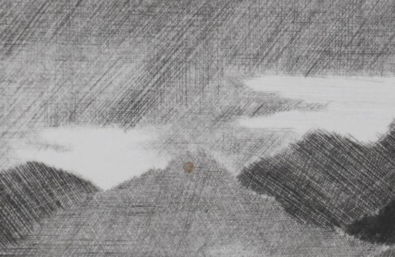 Camille COMBE : Miroitements, Gravure originale signée