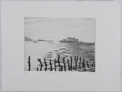 Camille COMBE : Au delà des histoires, Gravure originale signée
