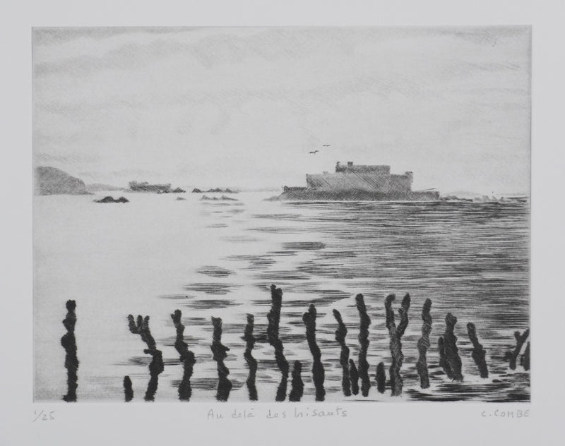 Camille COMBE : Au delà des histoires, Gravure originale signée