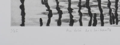 Camille COMBE : Au delà des histoires, Gravure originale signée