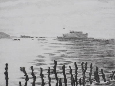Camille COMBE : Au delà des histoires, Gravure originale signée