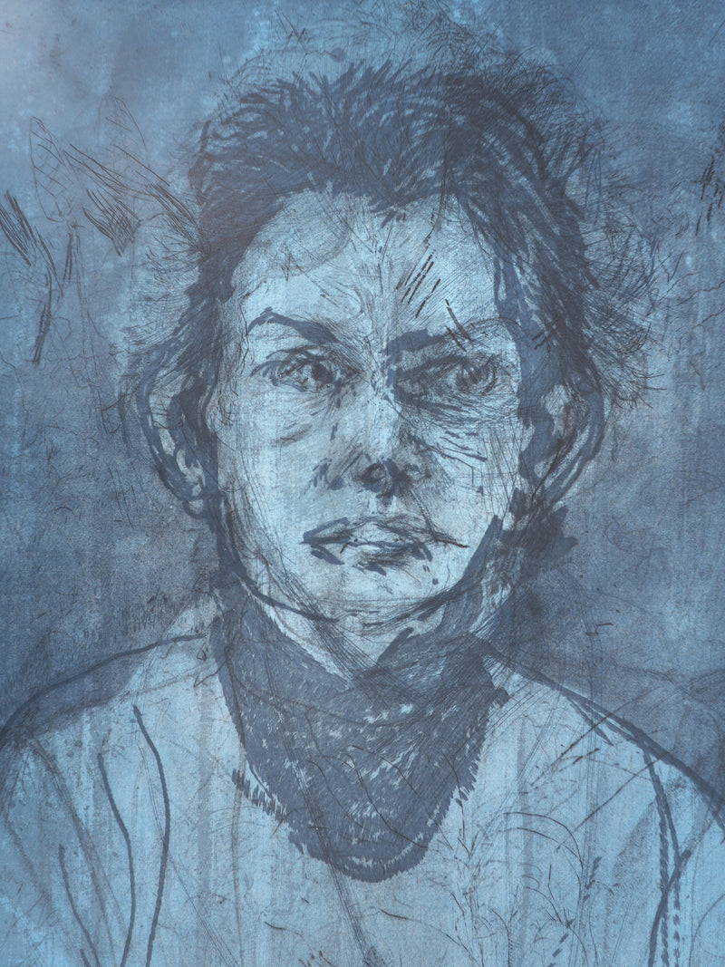 Jim DINE : Nancy Outside in July XIV, Gravure originale signée