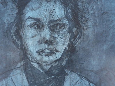 Jim DINE : Nancy Outside in July XIV, Gravure originale signée
