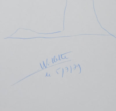 Autographe original de Luc WILLETTE (photo de détail 2) - Crédit photo : Galerie Art.Paris