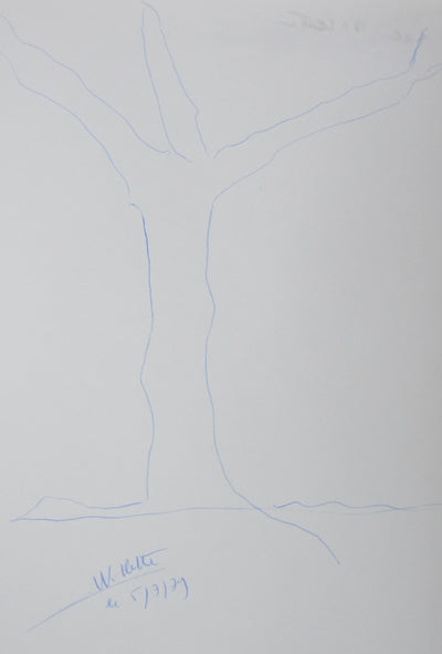 Autographe original de Luc WILLETTE (vue générale) - Crédit photo : Galerie Art.Paris