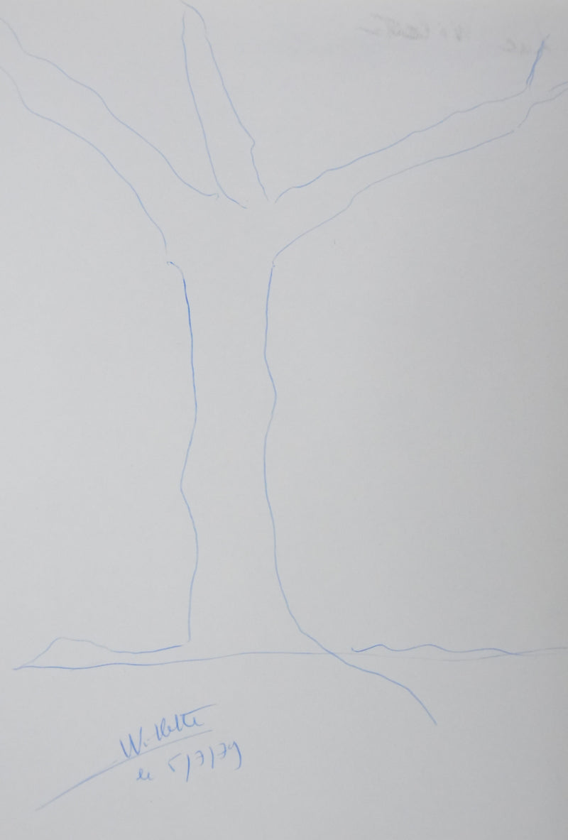 Autographe original de Luc WILLETTE (vue générale) - Crédit photo : Galerie Art.Paris