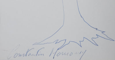 Autographe original de Constantin MOUROUSY (photo de détail 2) - Crédit photo : Galerie Art.Paris