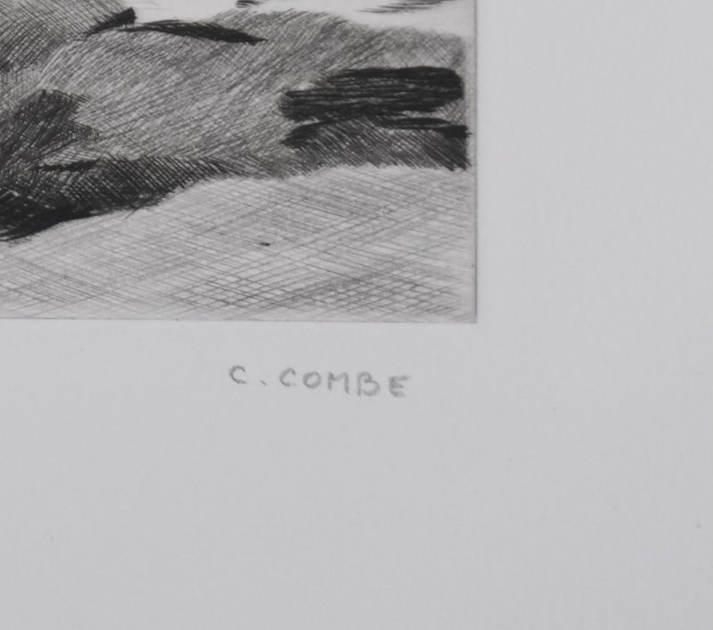 Camille COMBE : Symphonie océane, Gravure originale signée