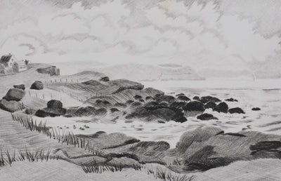 Camille COMBE : Symphonie océane, Gravure originale signée