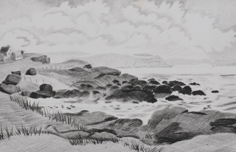 Camille COMBE : Symphonie océane, Gravure originale signée