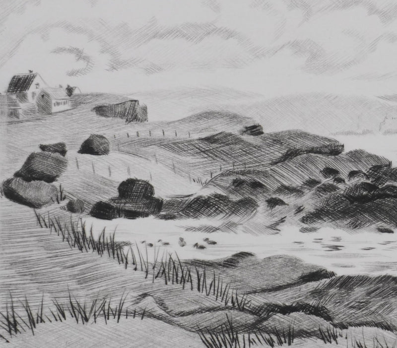 Camille COMBE : Symphonie océane, Gravure originale signée