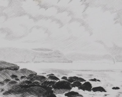 Camille COMBE : Symphonie océane, Gravure originale signée