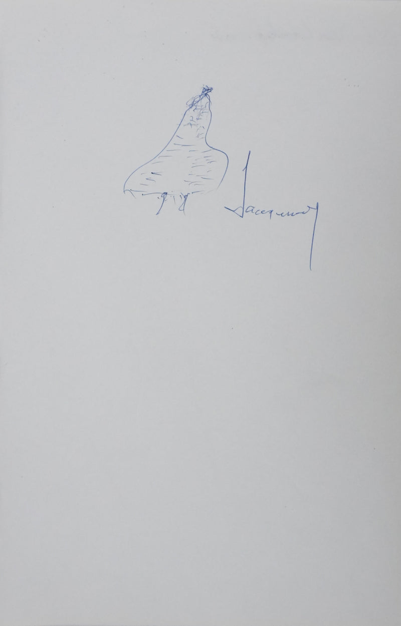 Autographe original de Louis JACQUINOT (photo de détail 3) - Crédit photo : Galerie Art.Paris