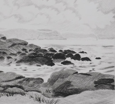 Camille COMBE : Symphonie océane, Gravure originale signée