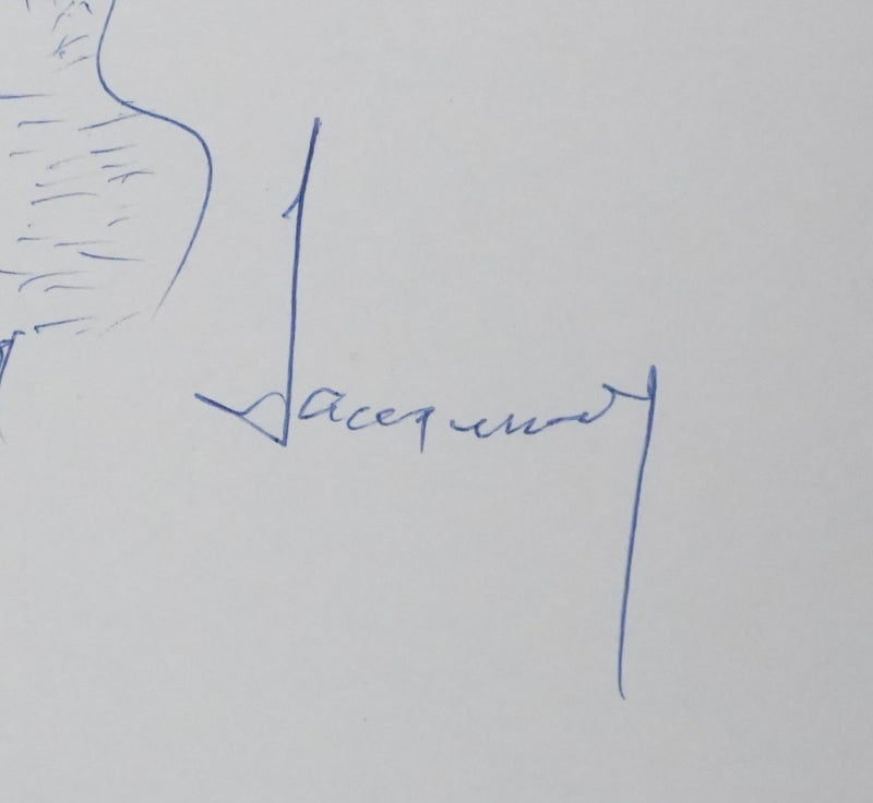 Autographe original de Louis JACQUINOT (photo de détail 2) - Crédit photo : Galerie Art.Paris