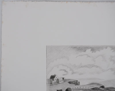 Camille COMBE : Symphonie océane, Gravure originale signée