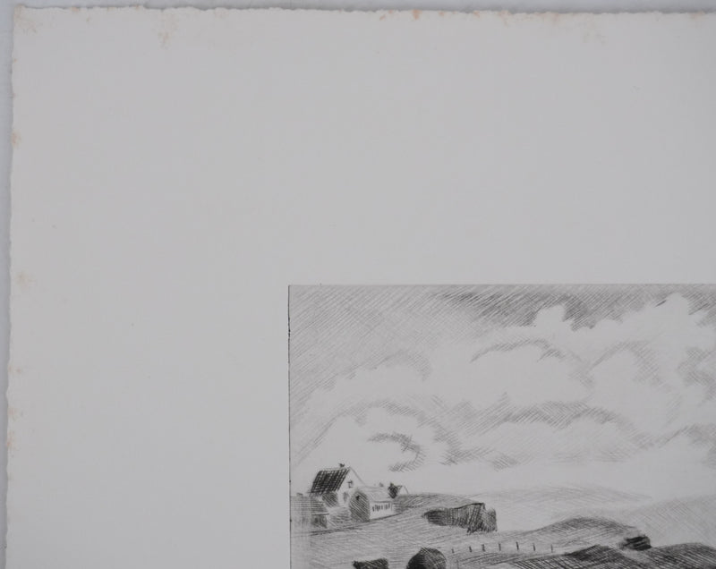 Camille COMBE : Symphonie océane, Gravure originale signée