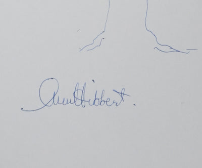 Autographe original de Reginald HIBBERT (photo de détail 2) - Crédit photo : Galerie Art.Paris