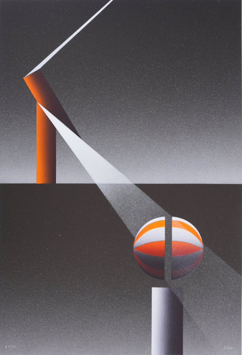 Julio LE PARC : Diffraction, Lithographie originale signée