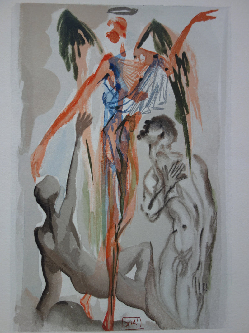 Salvador DALI : Le paradis terrestre, Bois gravé original signé