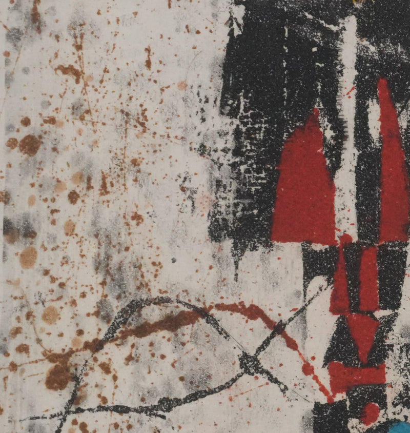 Johnny FRIEDLAENDER : Le totem, Gravure originale signée