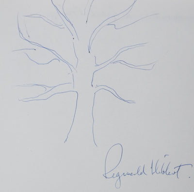 Autographe original de Reginald HIBBERT (vue générale) - Crédit photo : Galerie Art.Paris