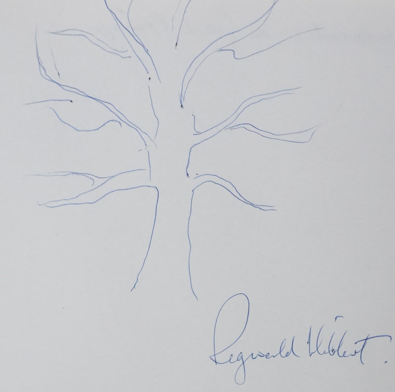 Autographe original de Reginald HIBBERT (vue générale) - Crédit photo : Galerie Art.Paris