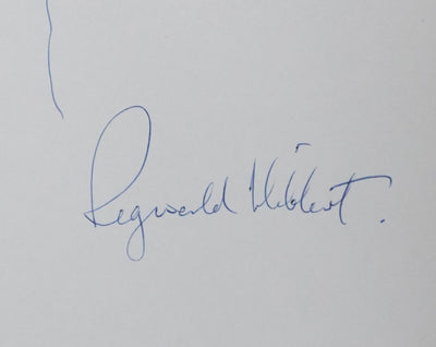 Autographe original de Reginald HIBBERT (photo de détail 2) - Crédit photo : Galerie Art.Paris