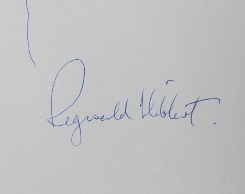 Autographe original de Reginald HIBBERT (photo de détail 2) - Crédit photo : Galerie Art.Paris